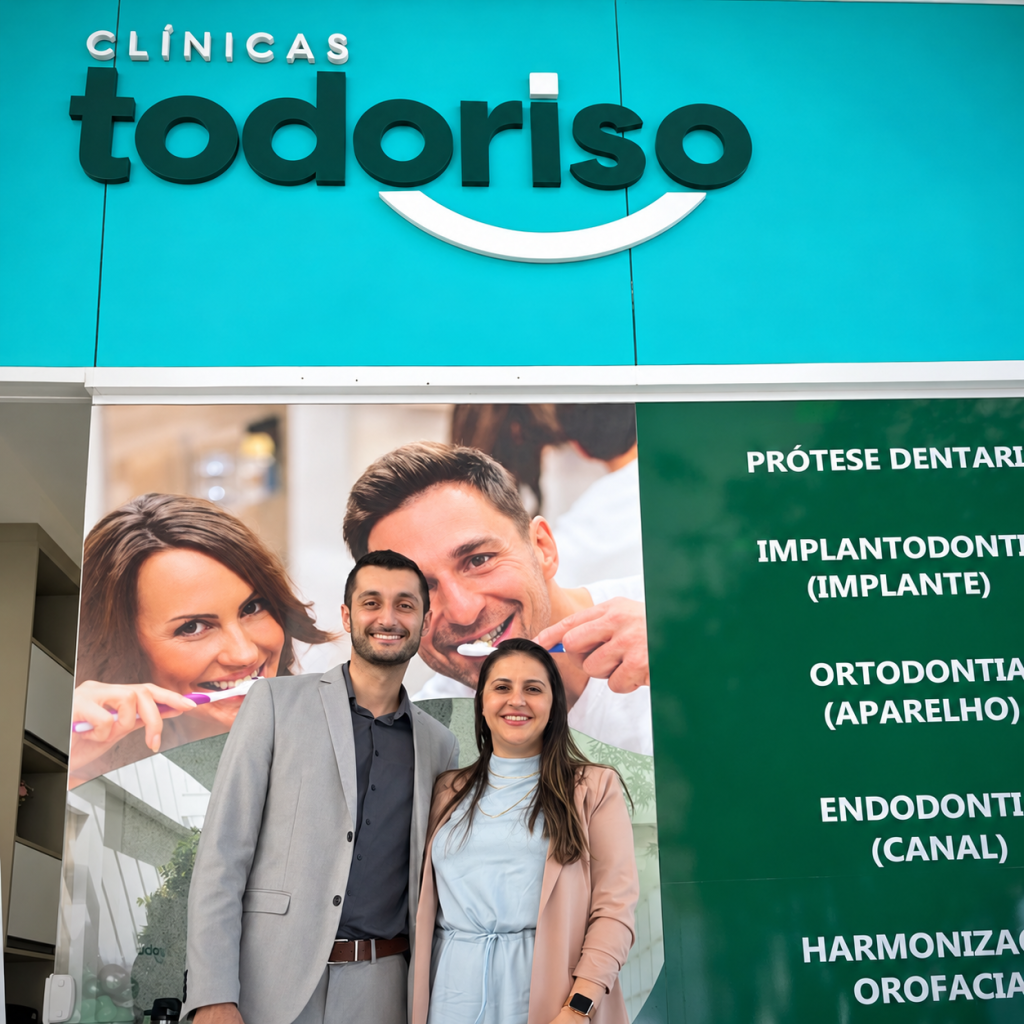 Dr. Abrahão Felipe e Dra. Victória, da equipe Todoriso