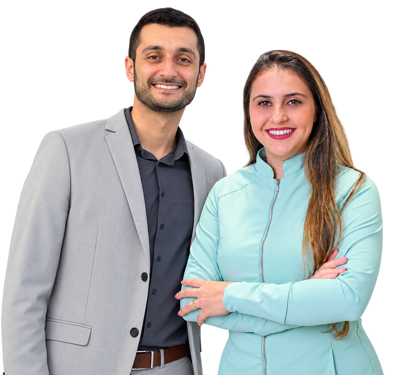 Dra. Victória e Dr. Abrahão Felipe, da Clínica Todoriso